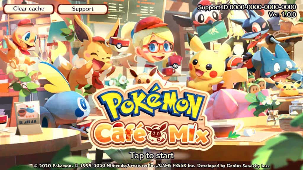 Pokémon Café Mix Game Mobile