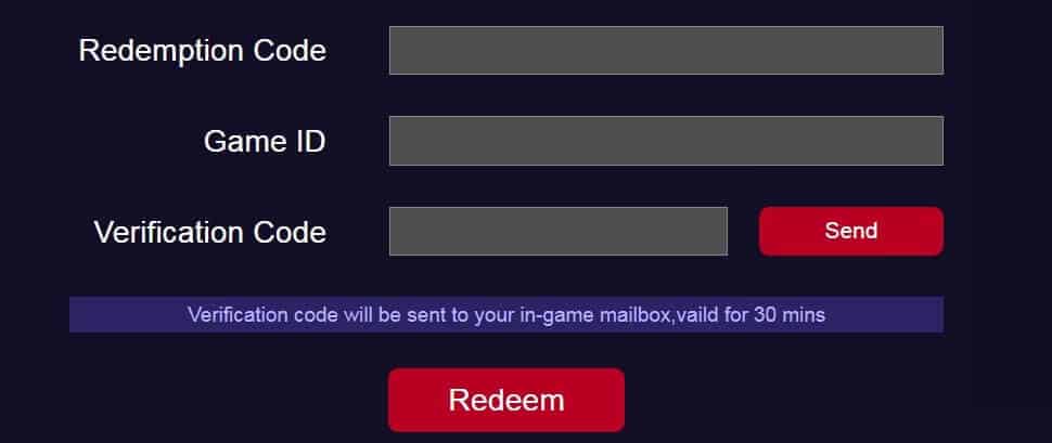 Redeem Codes in Mobile Legends