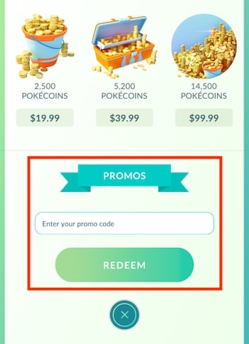 Redeem Pokemon Go Codes