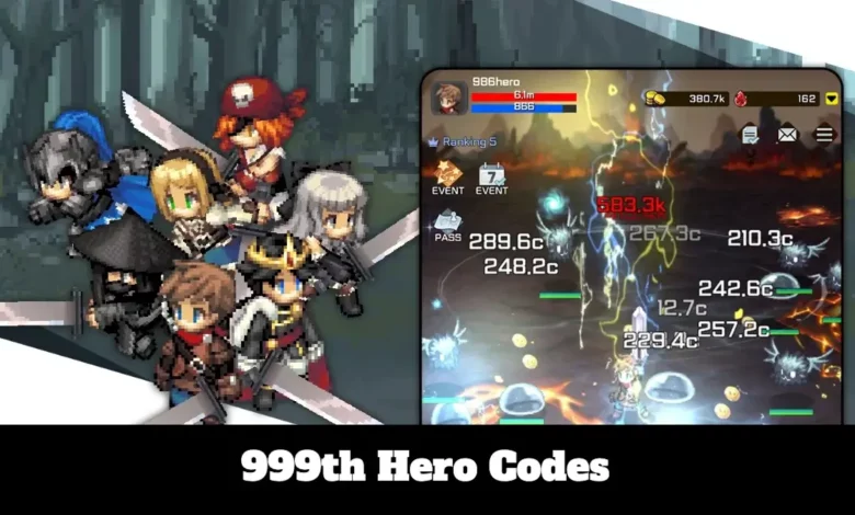 999th Hero Codes